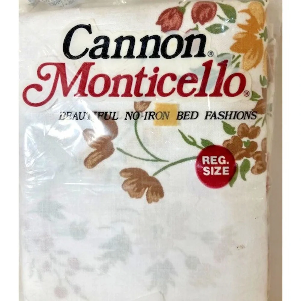 Vintage Canon Monticello Standard Pillowcases 